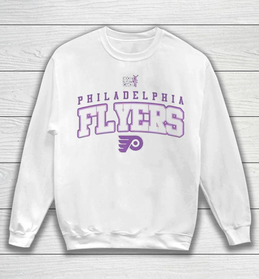 Philadelphia Flyers Levelwear Hockey Fights Cancer Richmond Sweatshirt