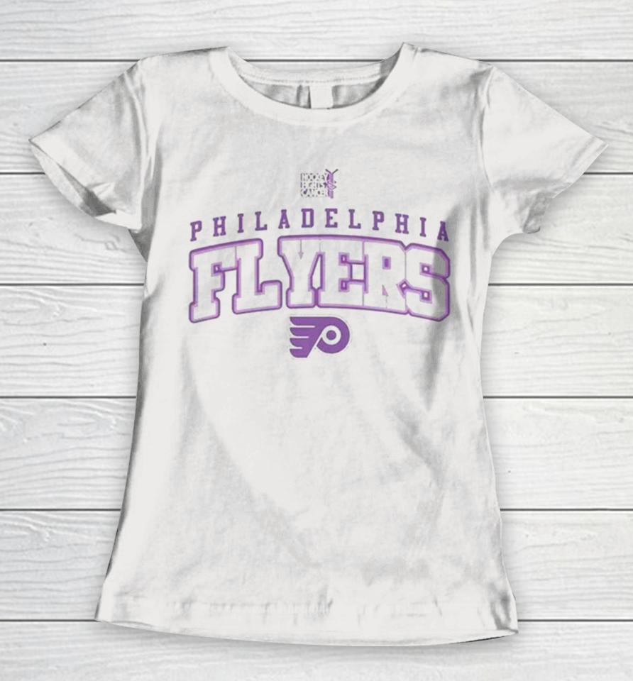 Philadelphia Flyers Levelwear Hockey Fights Cancer Richmond Women T-Shirt