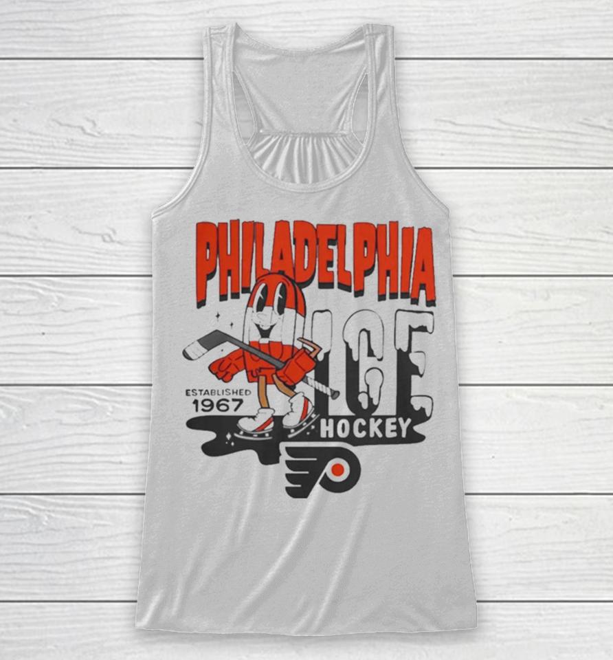 Philadelphia Flyers Mitchell And Ness Gray Popsicle Racerback Tank