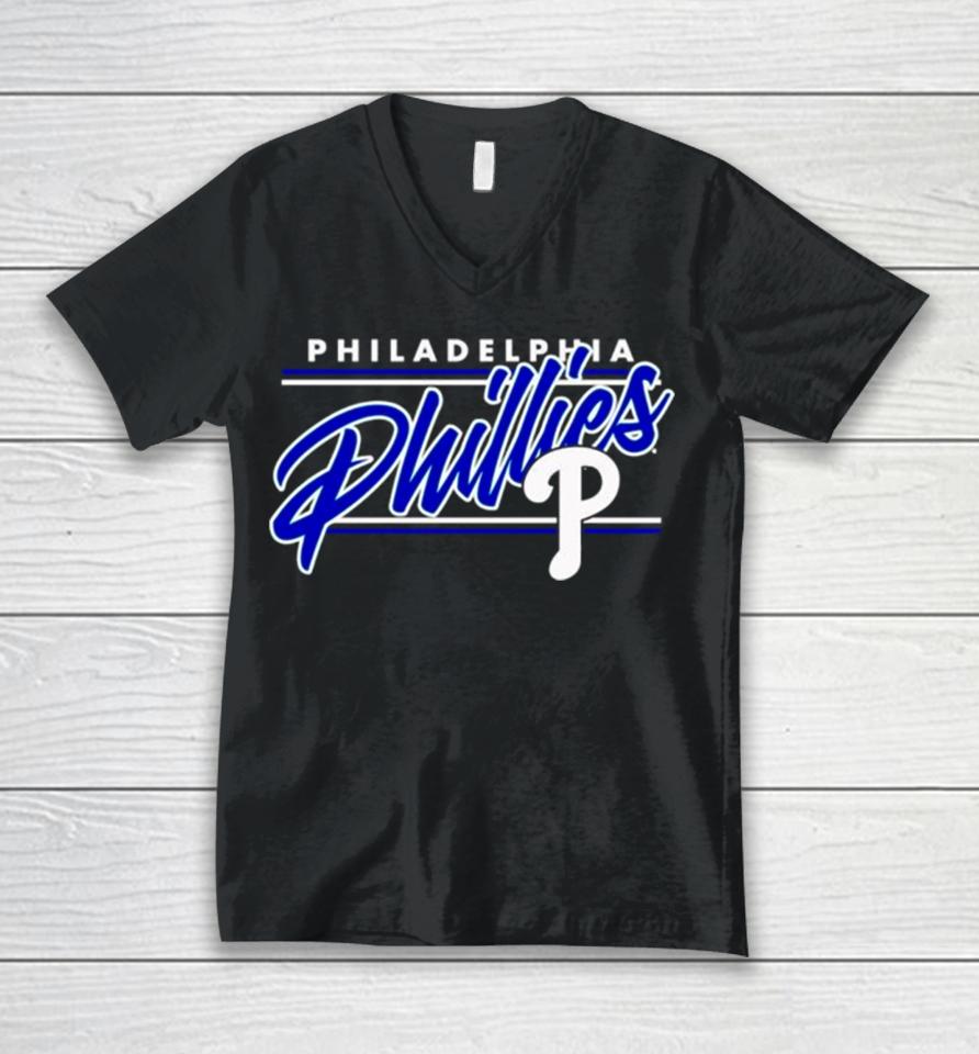 Philadelphia Phillies Mlb Baseball Vintage Unisex V-Neck T-Shirt