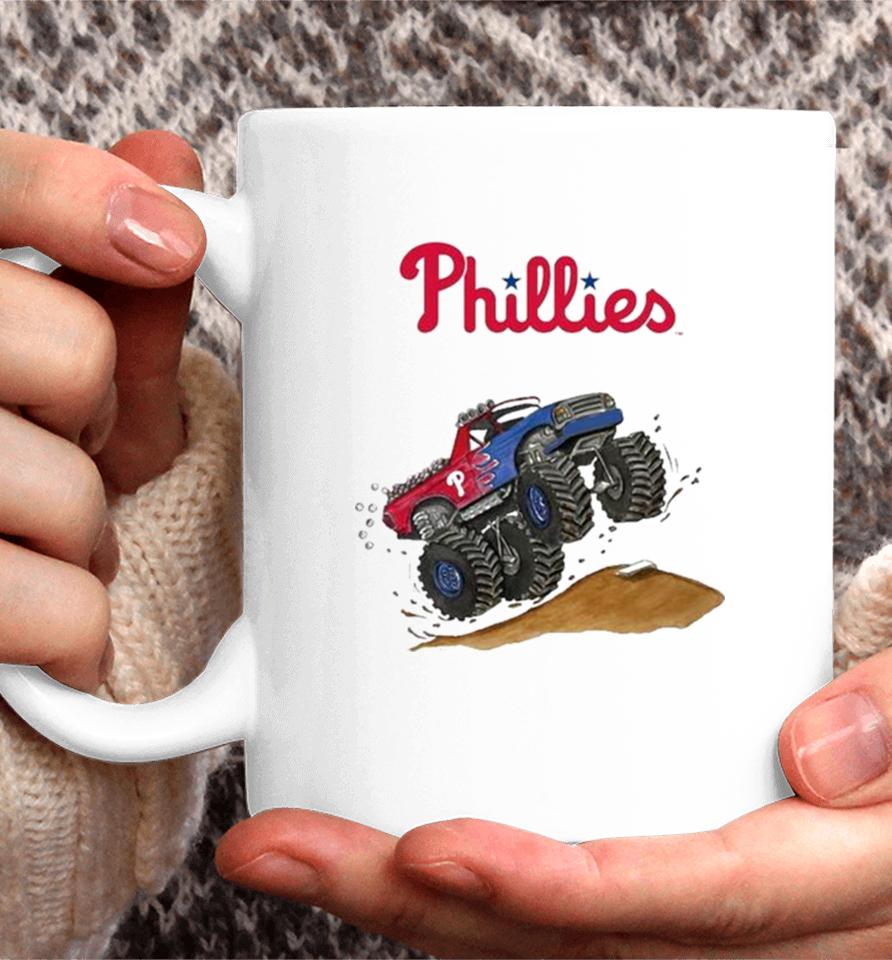 Philadelphia Phillies Monster Truck Mlb Coffee Mug