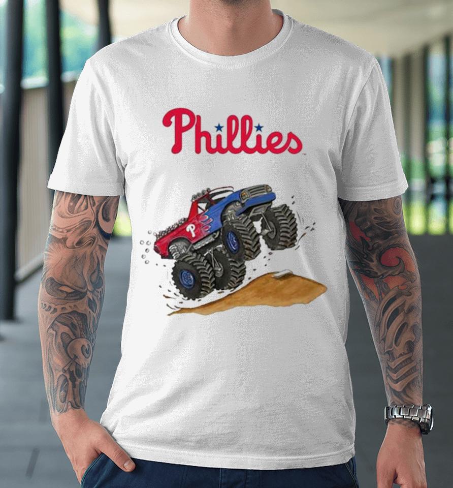 Philadelphia Phillies Monster Truck Mlb Premium T-Shirt