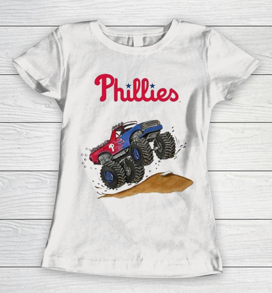Philadelphia Phillies Monster Truck Mlb Women T-Shirt