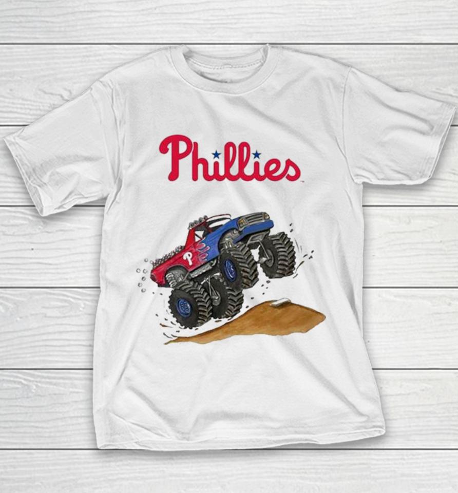 Philadelphia Phillies Monster Truck Mlb Youth T-Shirt