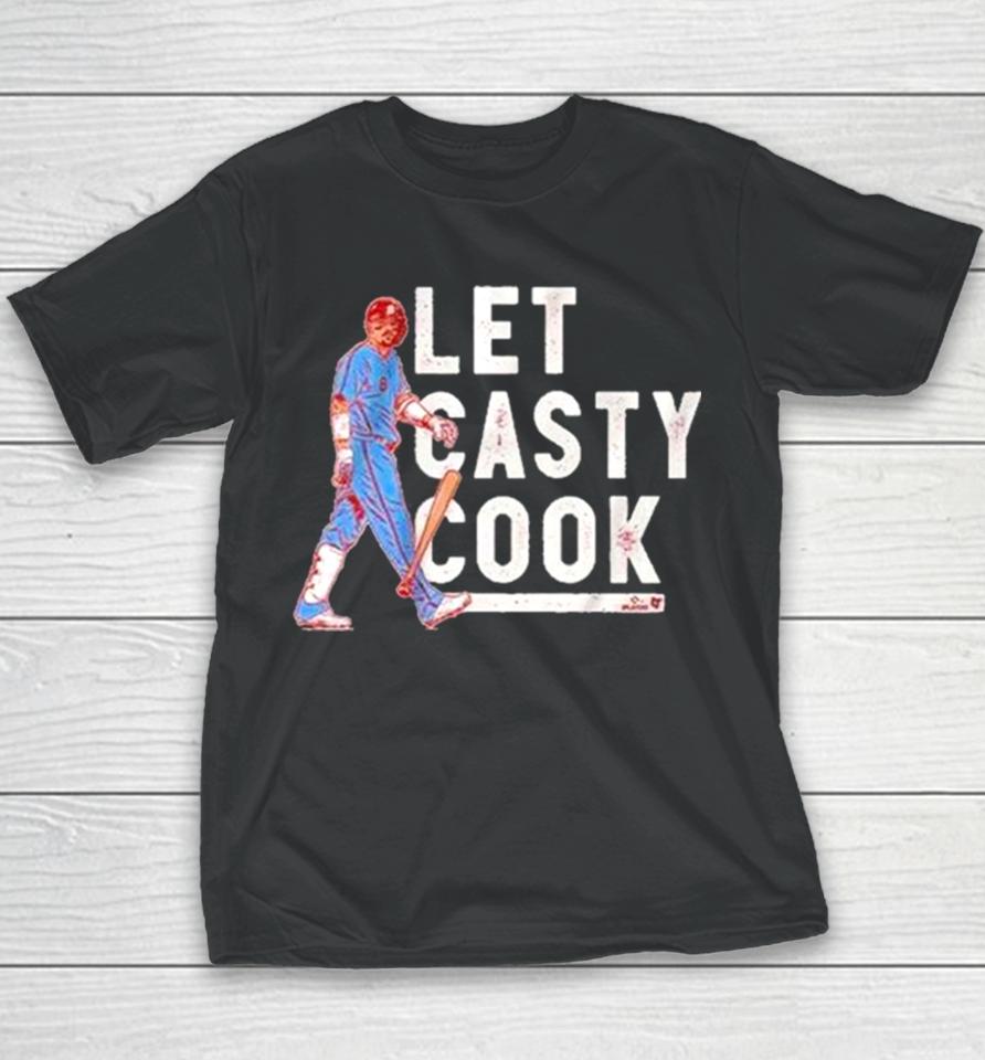 Philadelphia Phillies Nick Castellanos Let Casty Cook Youth T-Shirt