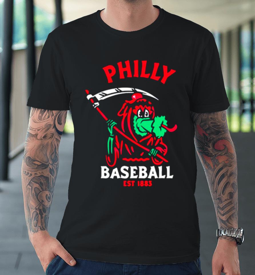Philadelphia Phillies Philly Reaper Baseball Est 1883 Premium T-Shirt