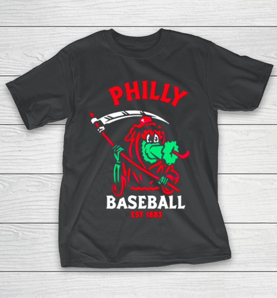 Philadelphia Phillies Philly Reaper Baseball Est 1883 T-Shirt