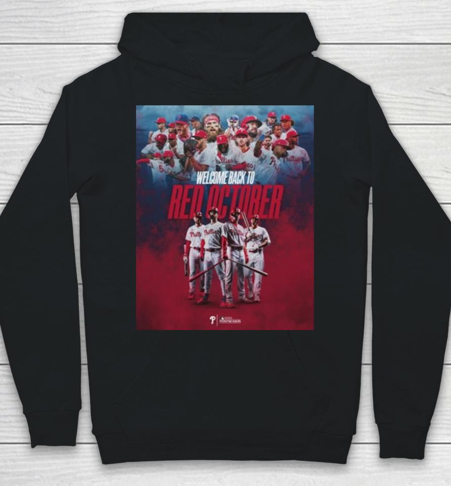 Philadelphia Phillies Welcome Back To Red October Hoodie
