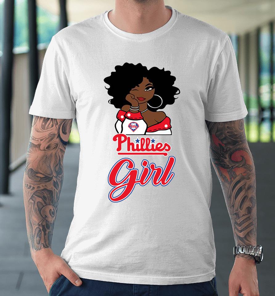 Philadelphia Philliess Girl Mlb Premium T-Shirt