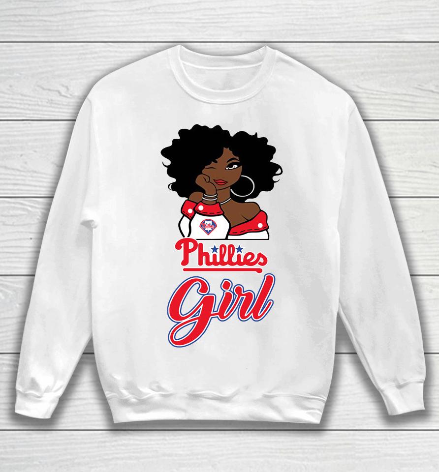 Philadelphia Philliess Girl Mlb Sweatshirt