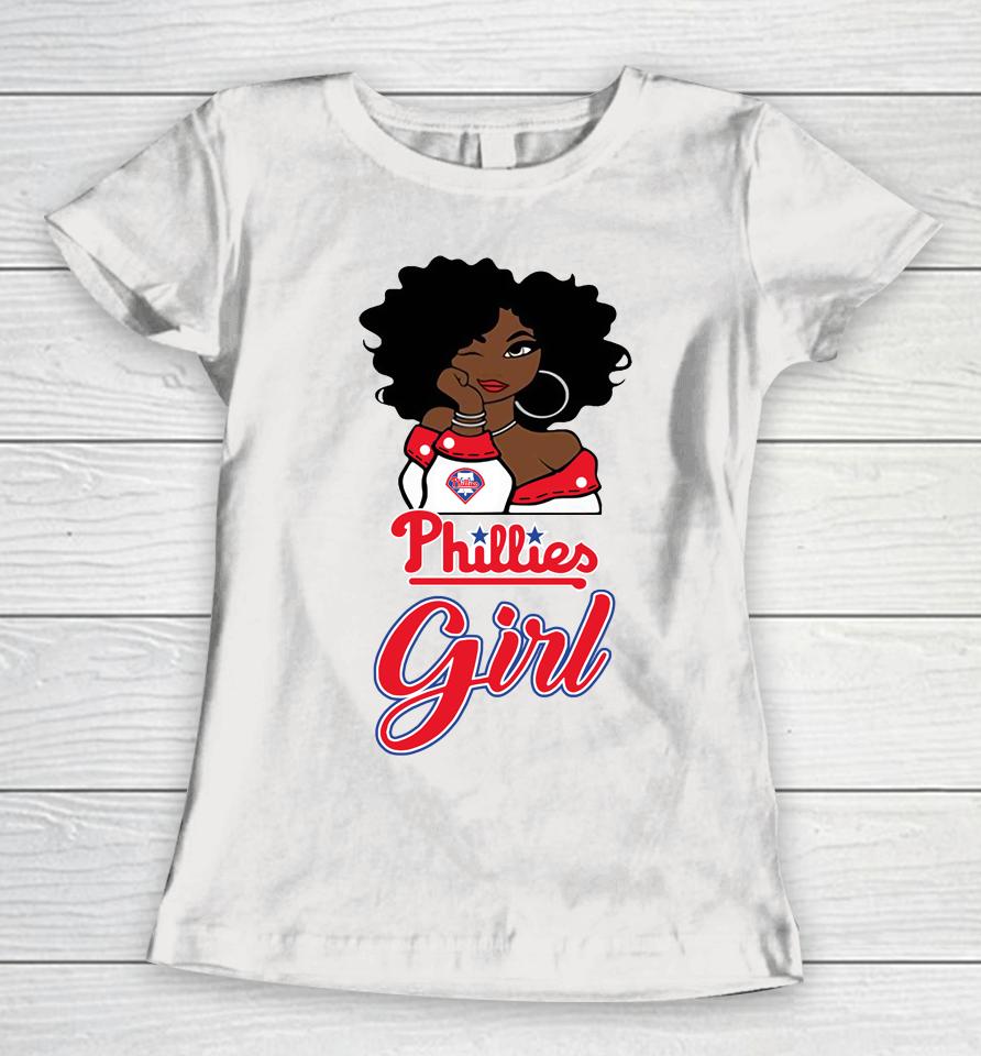Philadelphia Philliess Girl Mlb Women T-Shirt