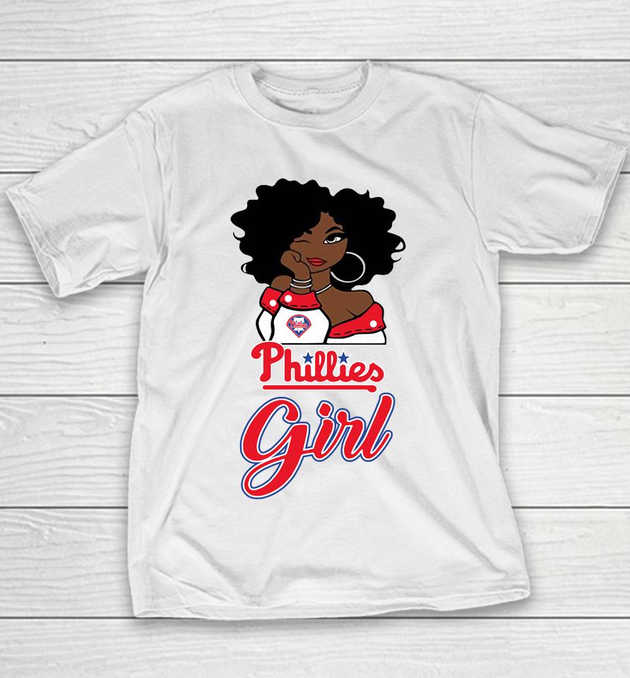 Philadelphia Philliess Girl Mlb Youth T-Shirt