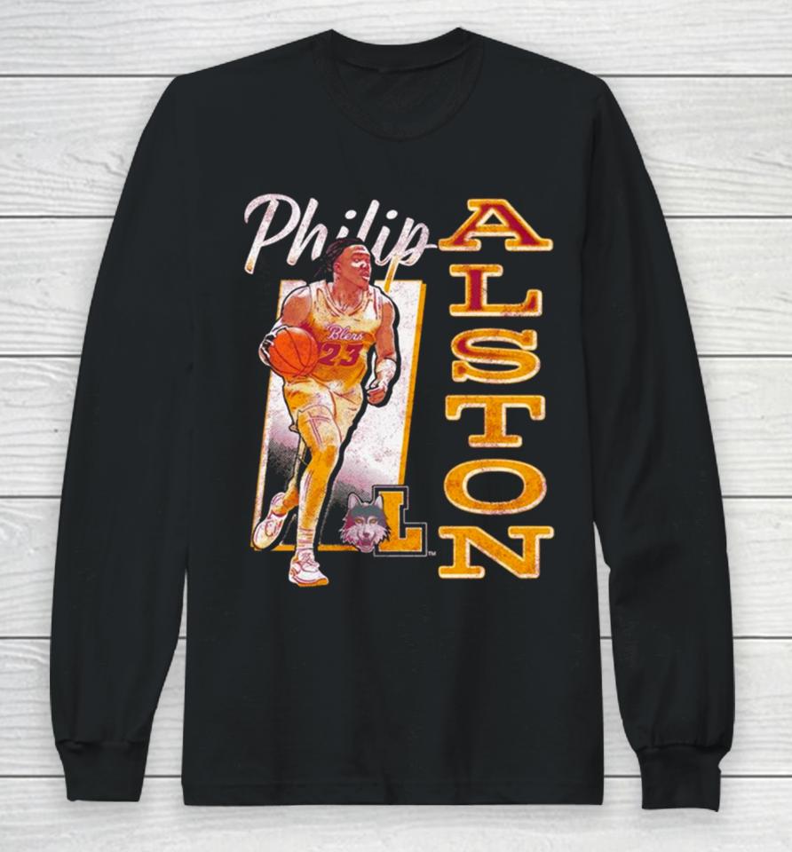 Philip Alston Loyola Chicago Retro Long Sleeve T-Shirt