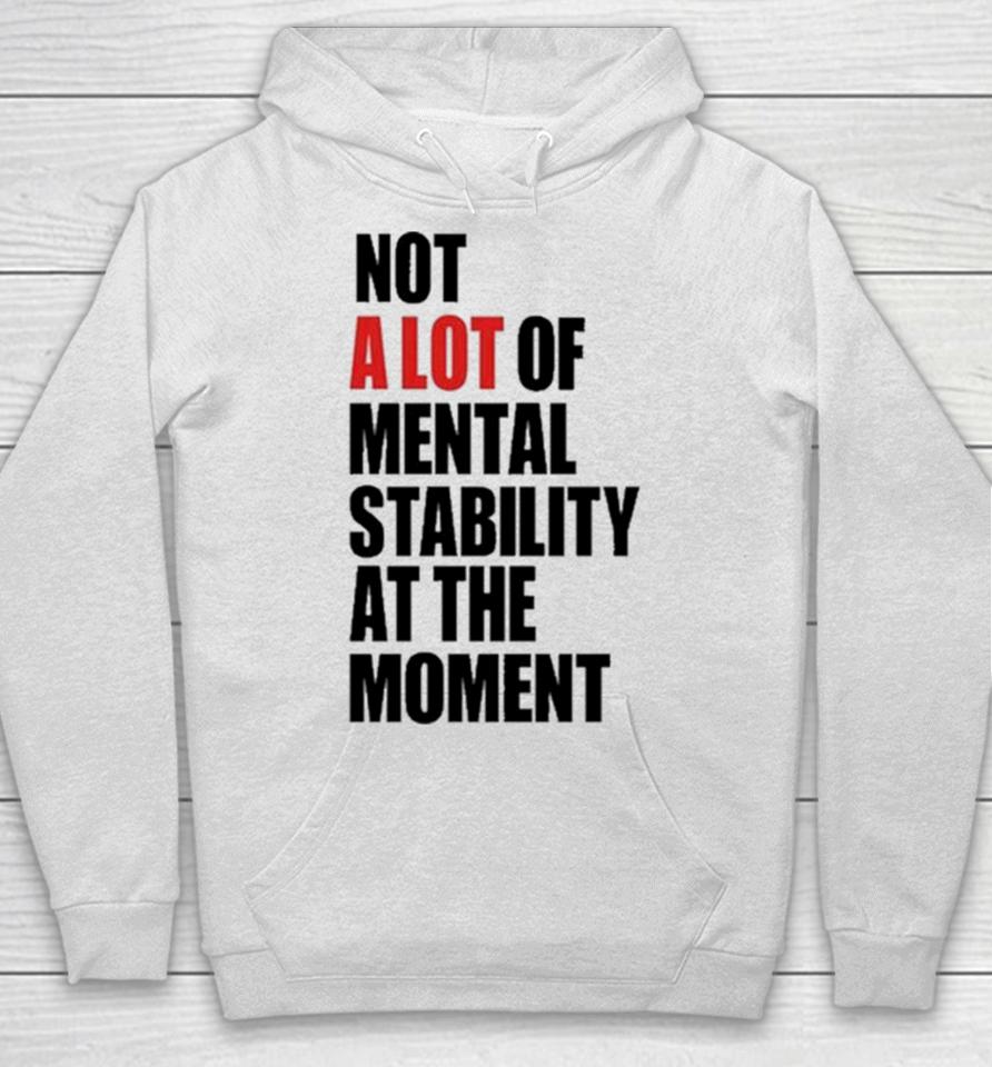 Philip Minter Not A Lot Of Mental Stability At The Moment Hoodie