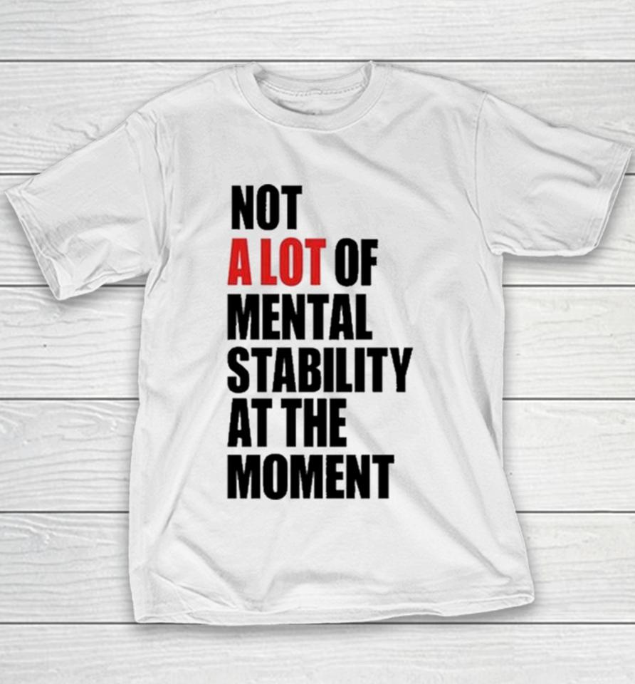Philip Minter Not A Lot Of Mental Stability At The Moment Youth T-Shirt