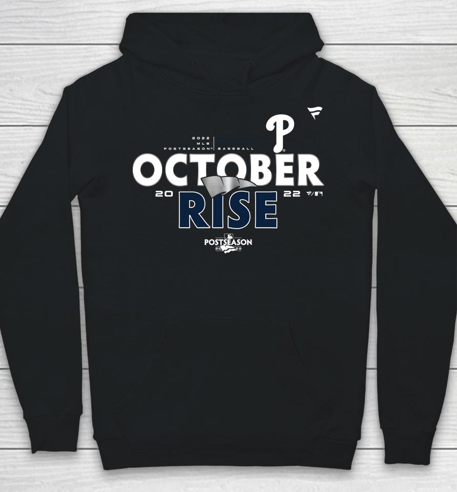 Phillies Pro Shop Mlb Philadelphia Phillies 2022 Postseason Clinched October Rise Ring The Bell Hoodie