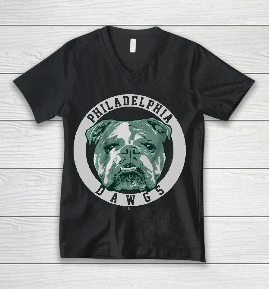 Philly Dawgs Unisex V-Neck T-Shirt