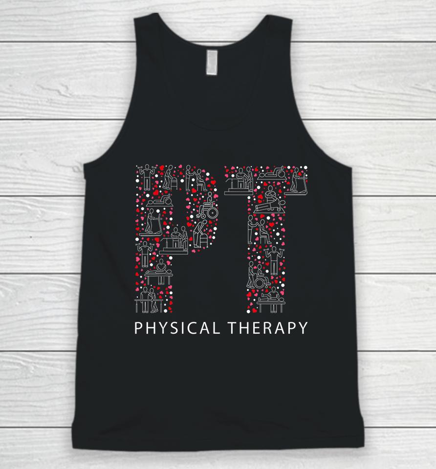 Physical Therapy Valentine Day Family Matching Unisex Tank Top