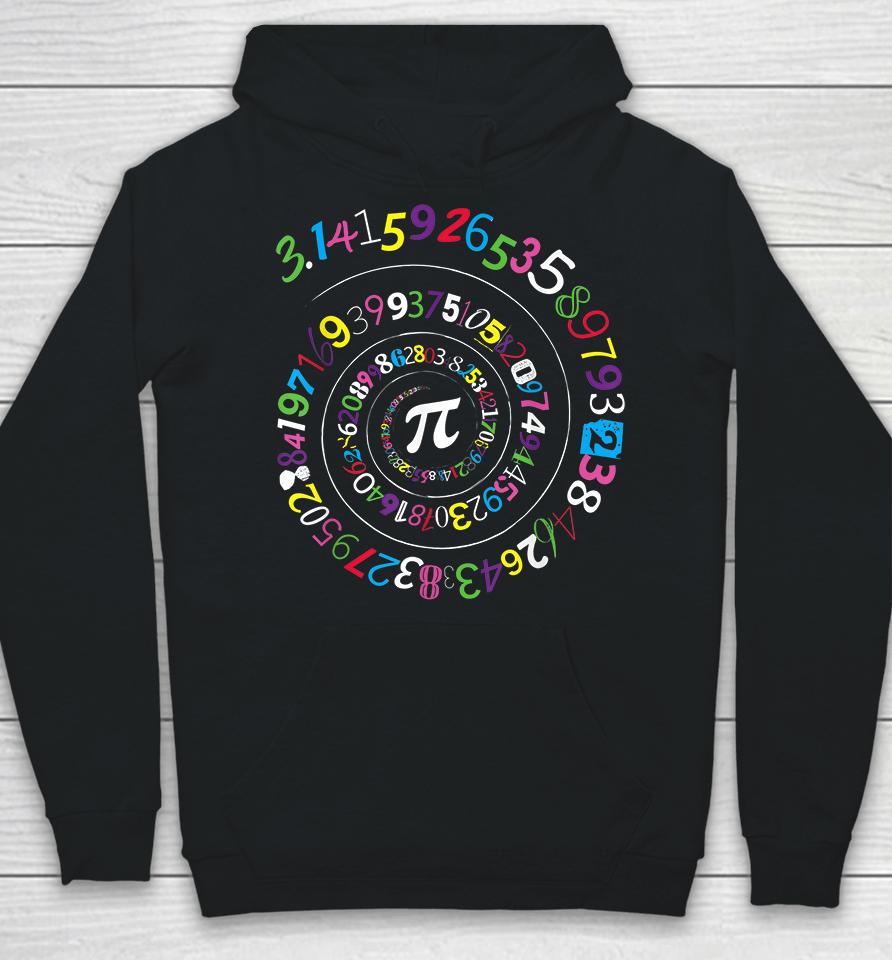 Pi Color Numbers Pi Day Hoodie