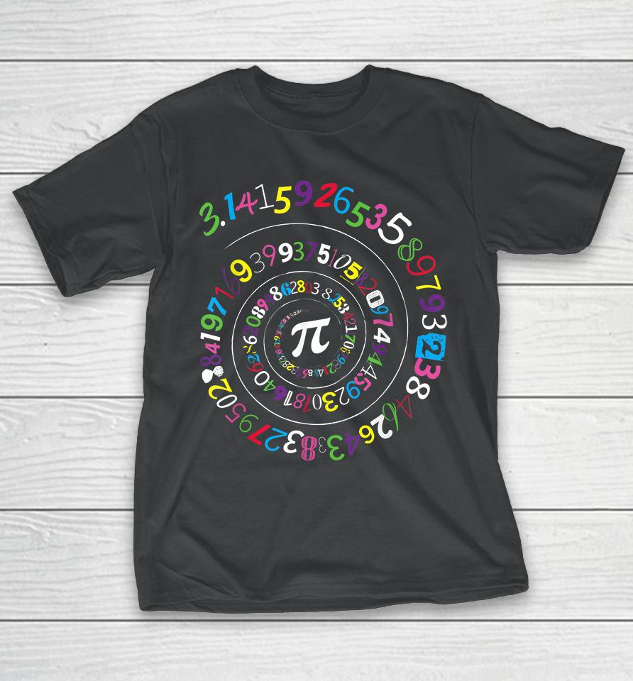 Pi Color Numbers Pi Day T-Shirt
