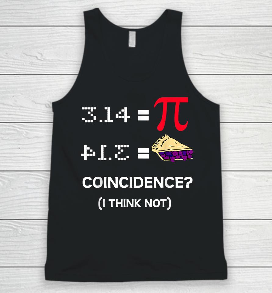 Pi Day 3,14 Pi Symbol Science And Math Teacher Gift Unisex Tank Top
