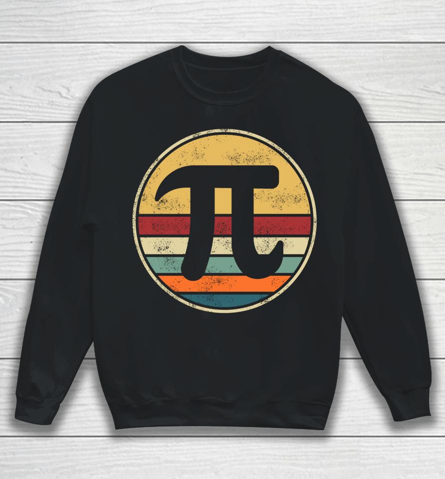 Pi Day Math Lover Mathematics Retro Vintage Sweatshirt