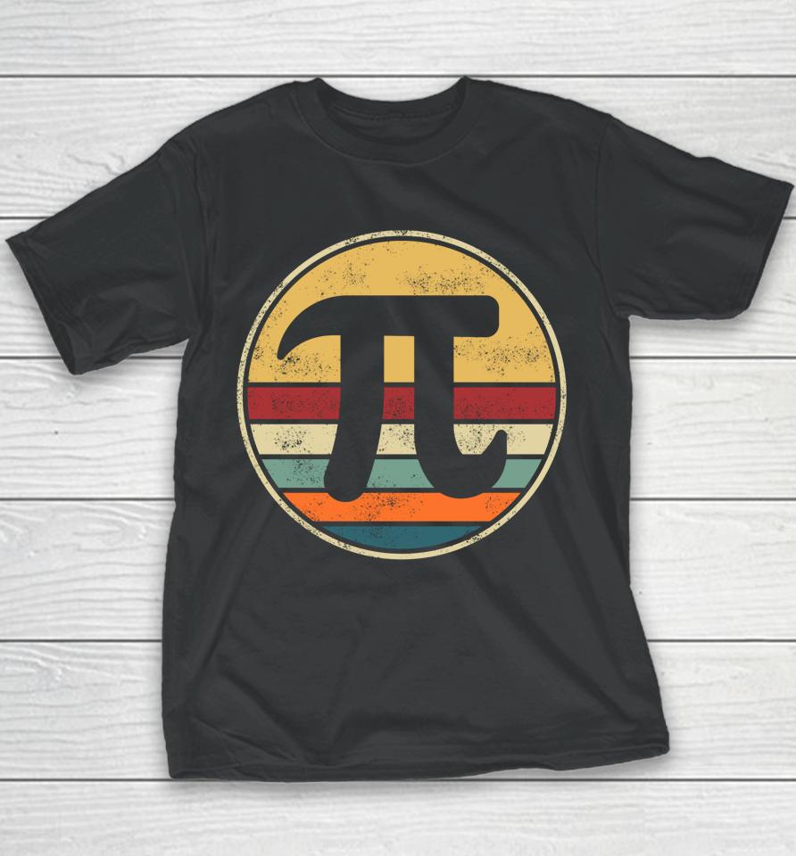 Pi Day Math Lover Mathematics Retro Vintage Youth T-Shirt