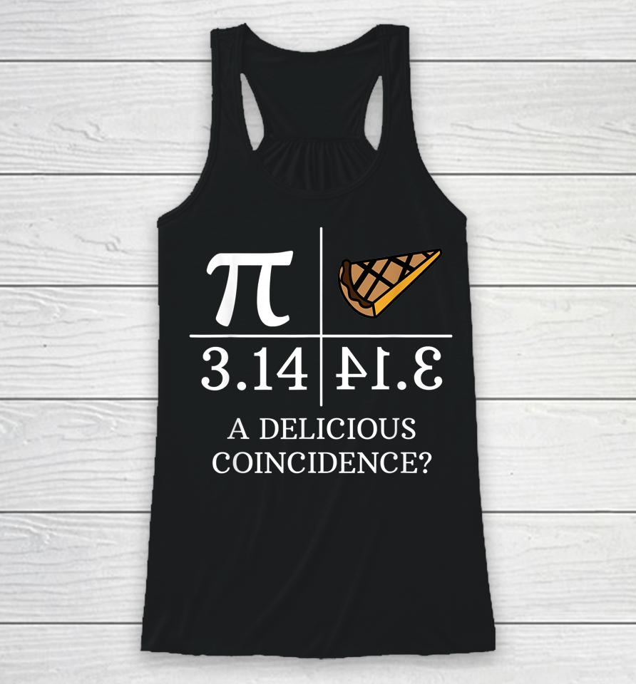 Pi Day Math Teacher Gift Funny Racerback Tank