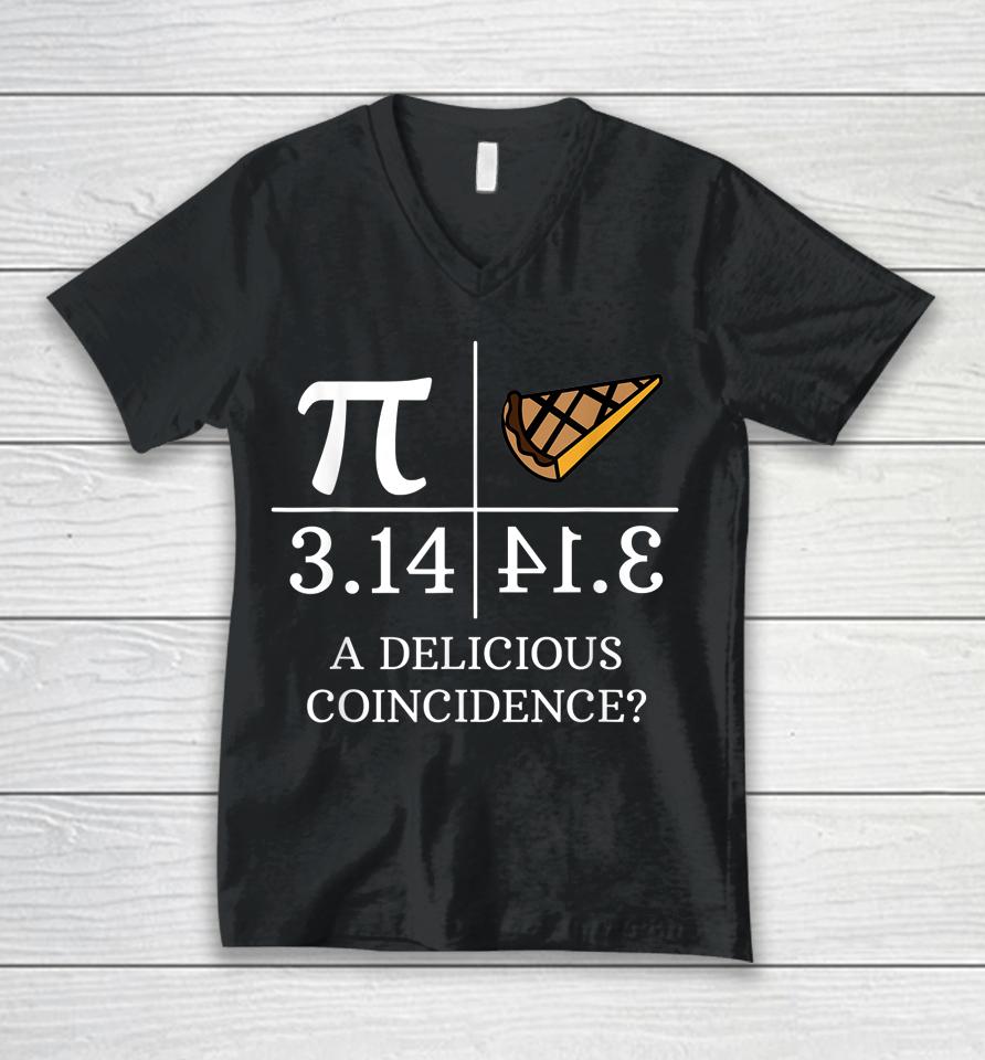 Pi Day Math Teacher Gift Funny Unisex V-Neck T-Shirt