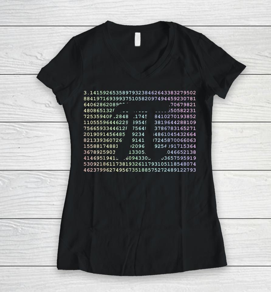 Pi Day Women V-Neck T-Shirt