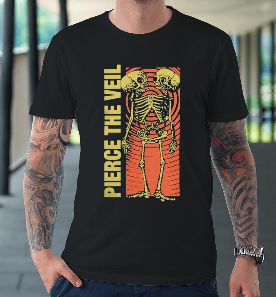 Pierce The Veil Conjoined Skeleton Premium T-Shirt
