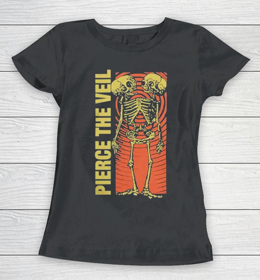 Pierce The Veil Conjoined Skeleton Women T-Shirt