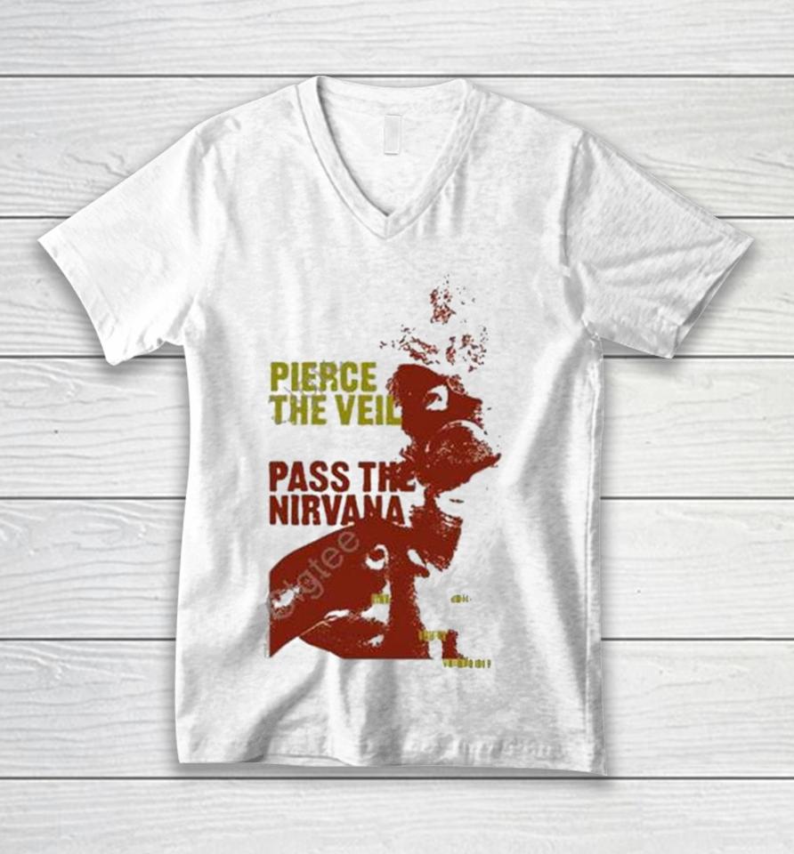 Pierce The Veil Pass The Nirvana Merch Underwater Girl Art Design Unisex V-Neck T-Shirt