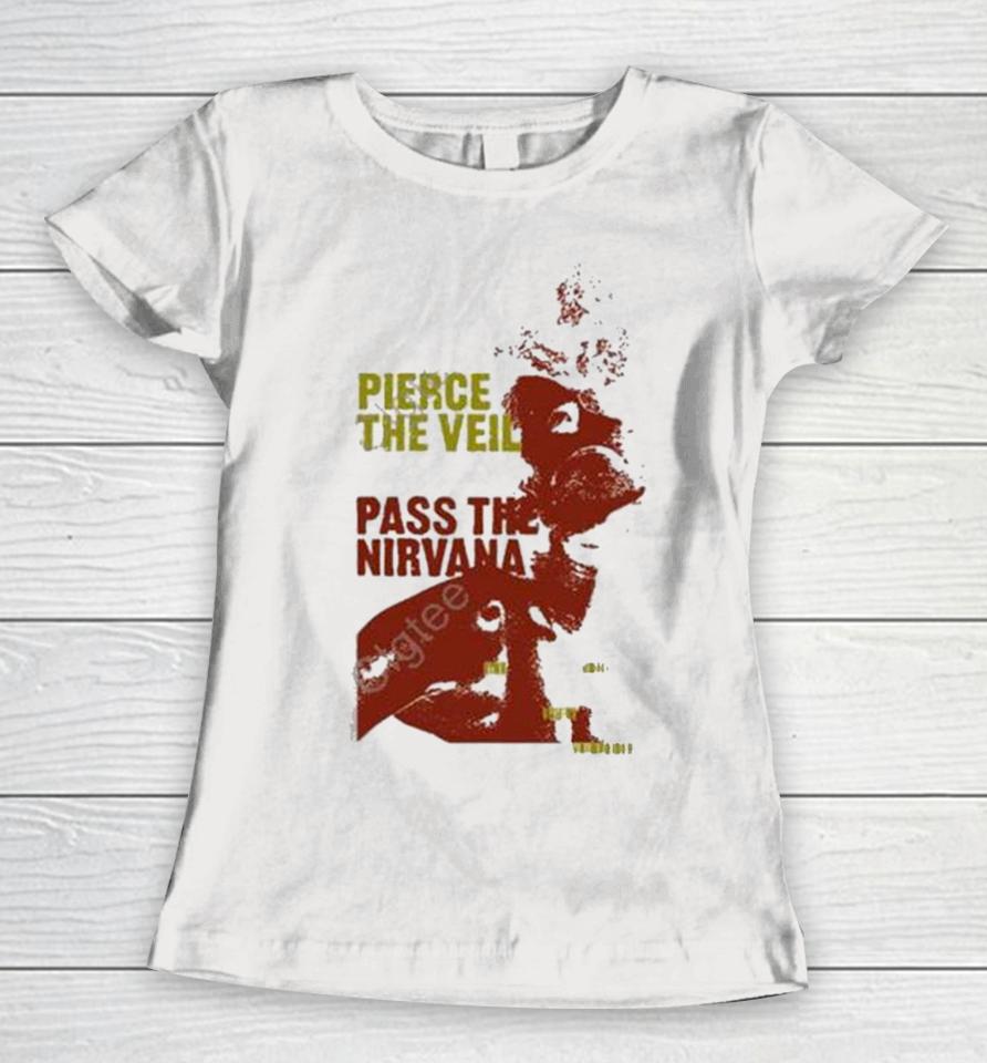 Pierce The Veil Pass The Nirvana Merch Underwater Girl Art Design Women T-Shirt