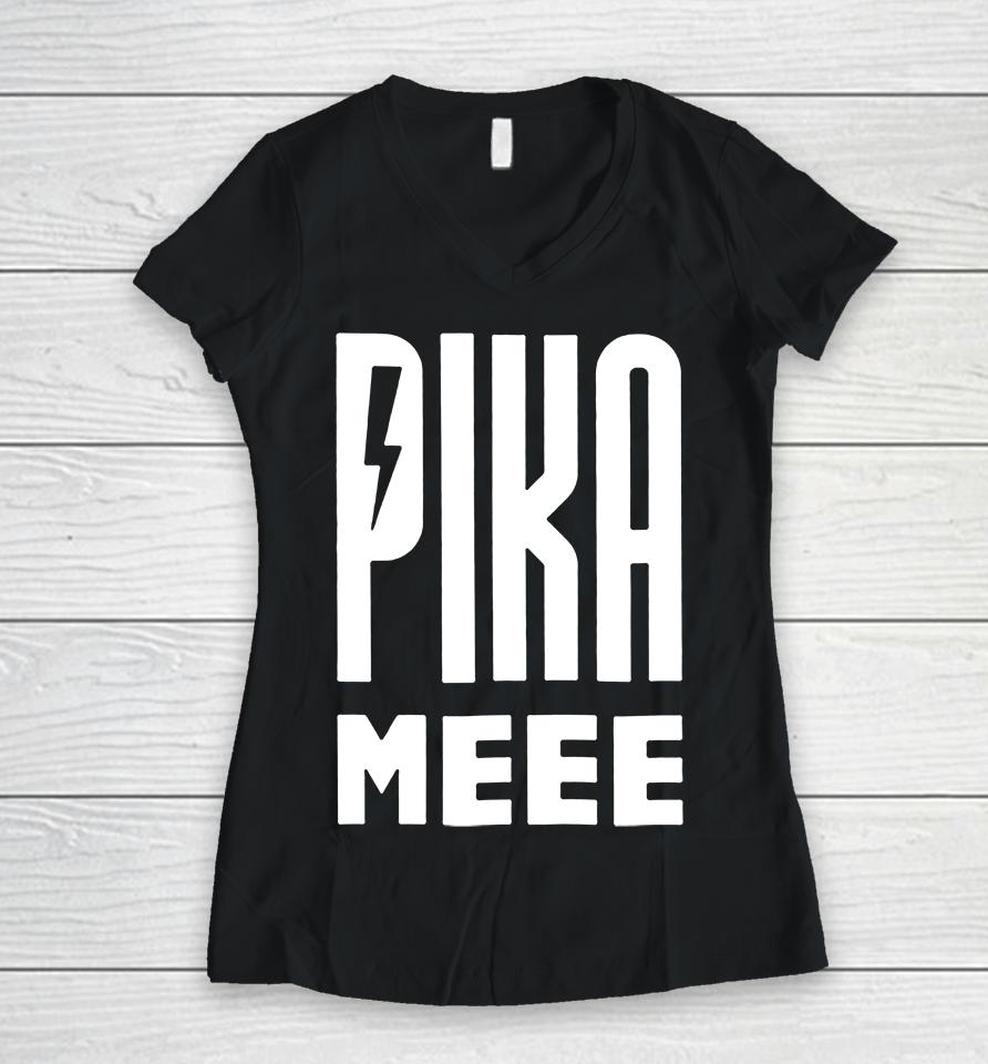 Pikamee Women V-Neck T-Shirt