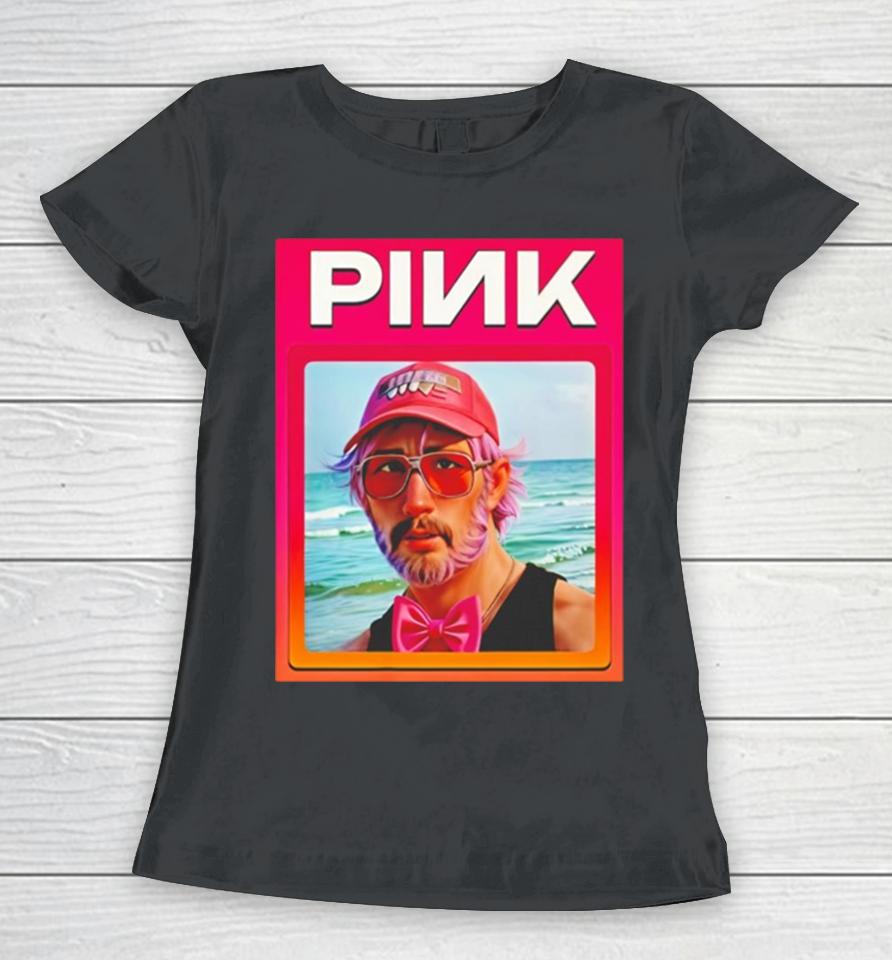 Pink Crypto Meme Token Women T-Shirt