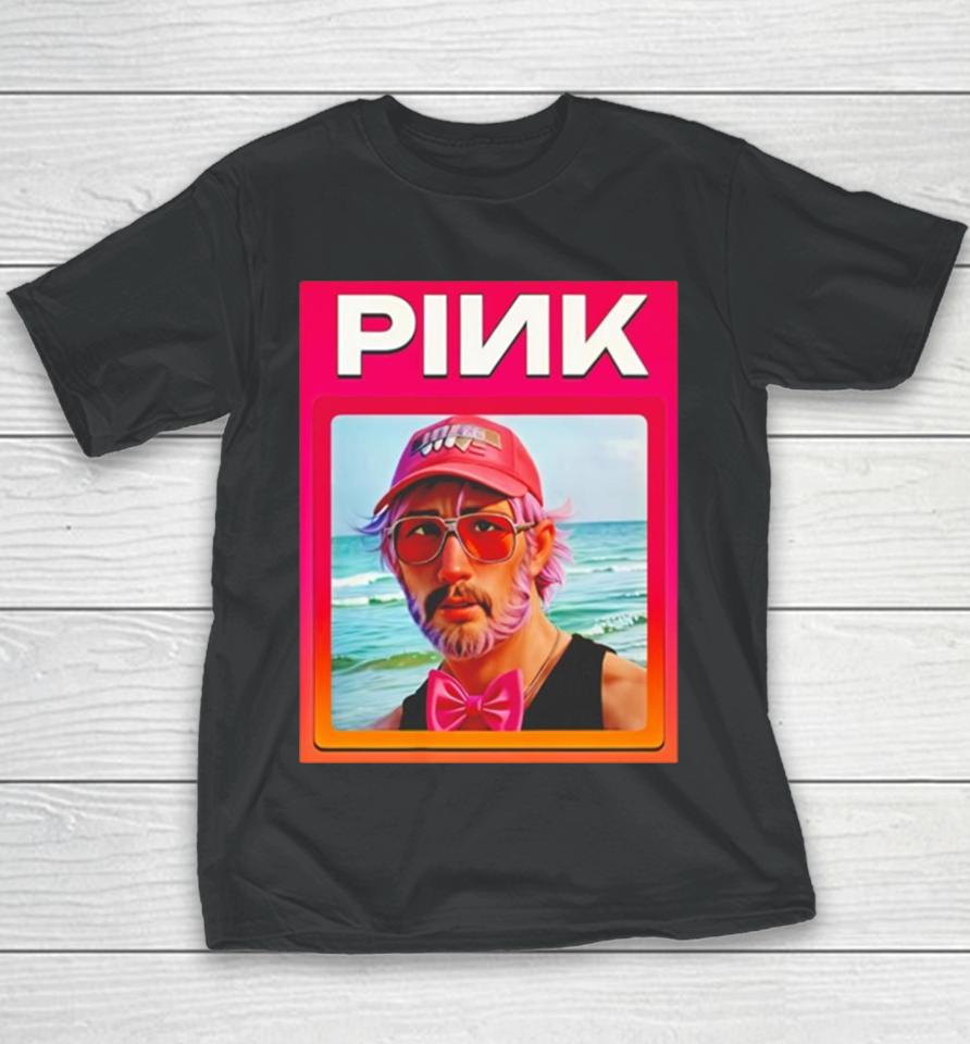Pink Crypto Meme Token Youth T-Shirt