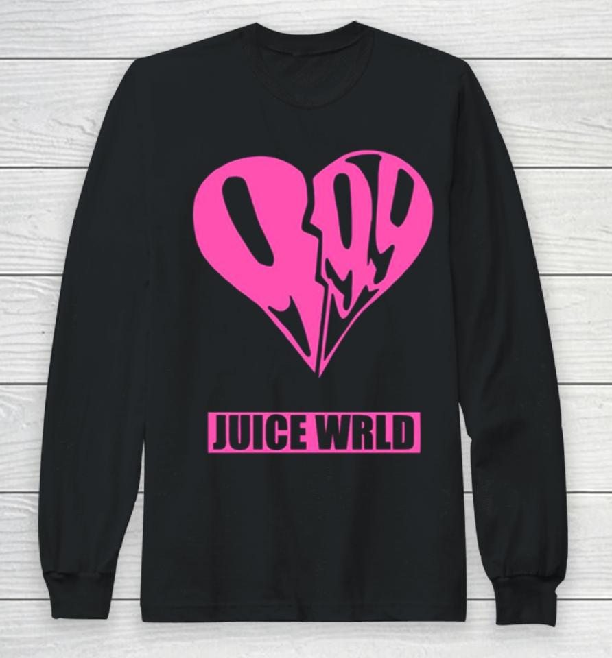 Pink Heart Juice Wrld 999 Merchandise Long Sleeve T-Shirt