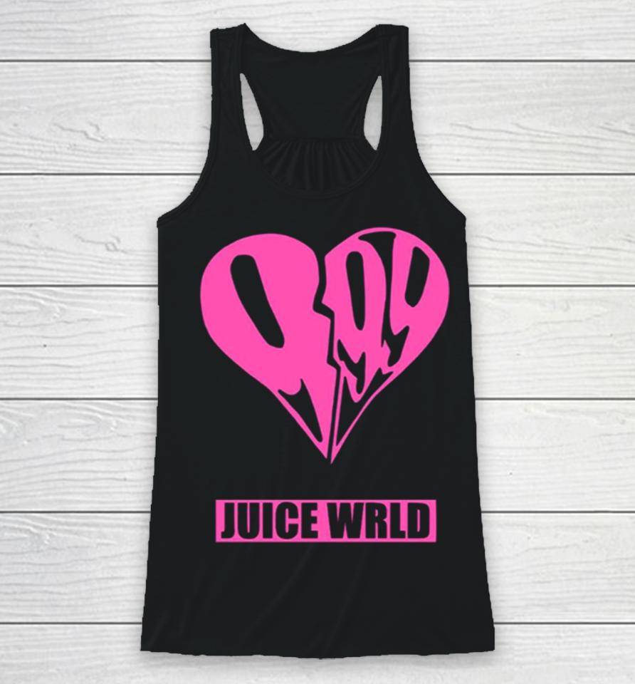 Pink Heart Juice Wrld 999 Merchandise Racerback Tank
