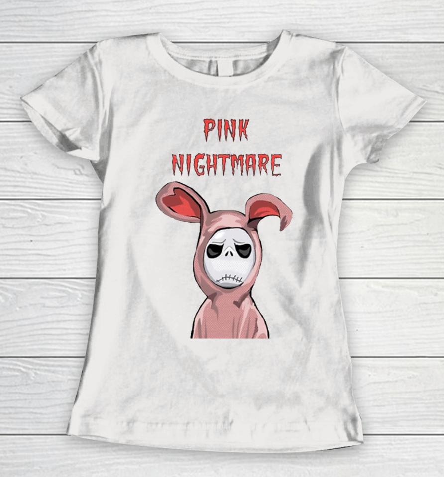 Pink Nightmare Before Christmas Women T-Shirt