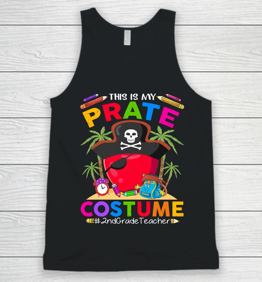Pirate 2Nd Grade Teacher Spooky Halloween Costume Pirate Day Unisex Tank Top