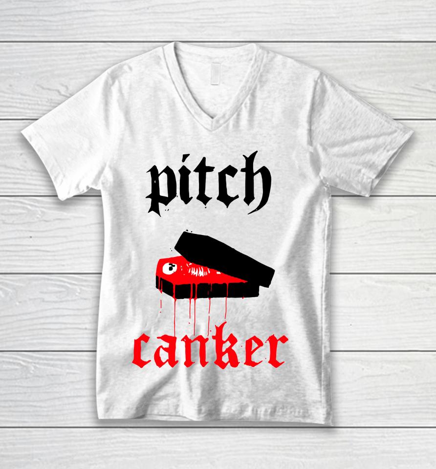 Pitch Canker Unisex V-Neck T-Shirt