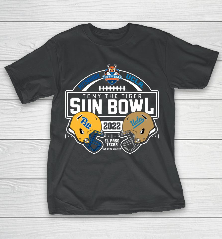 Pitt Panthers Vs Ucla 2022 Sun Bowl Match-Up T-Shirt