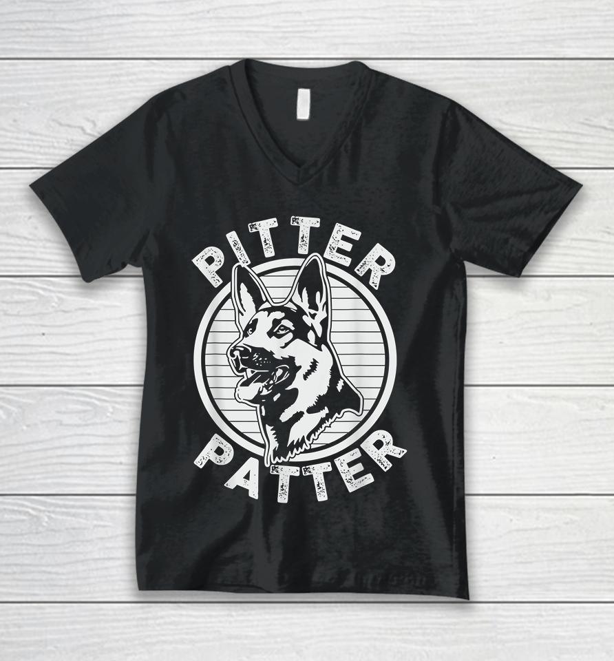 Pitter Patter Unisex V-Neck T-Shirt