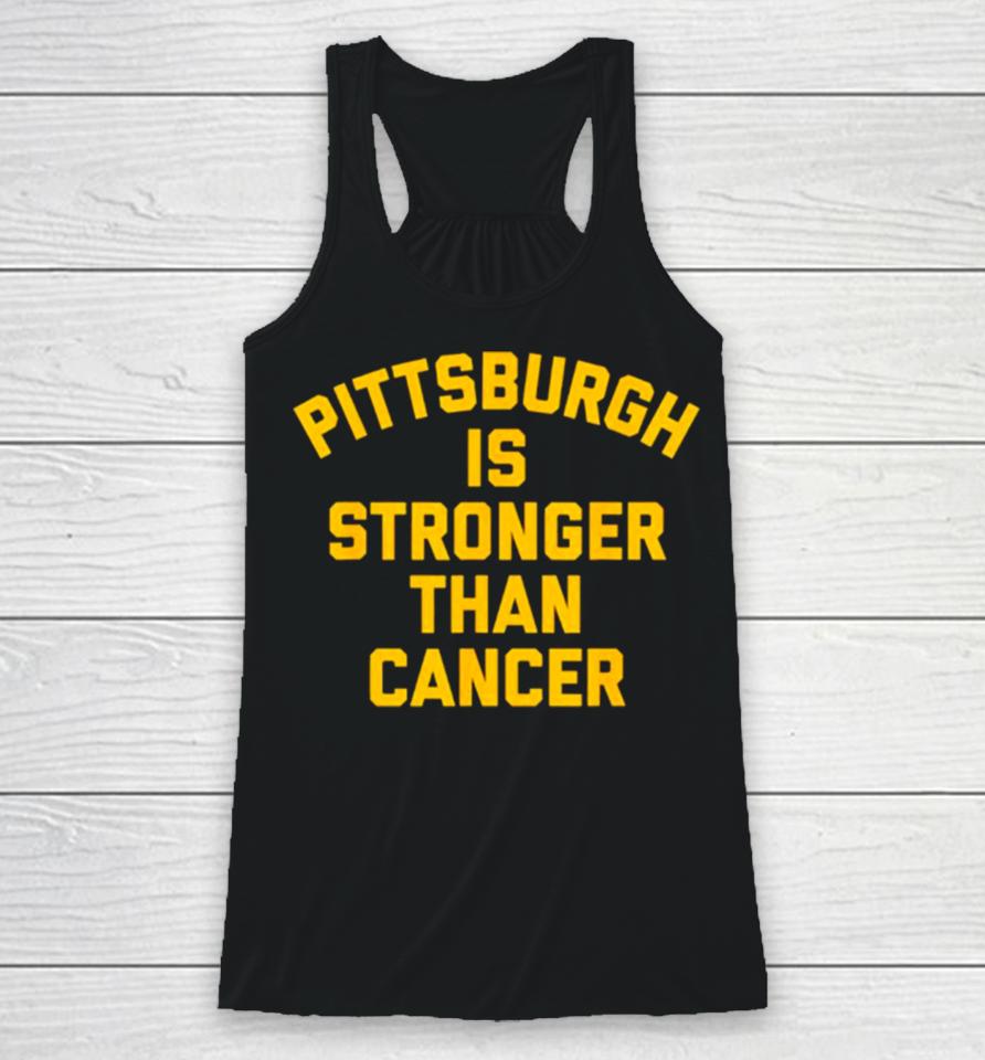 Pittsburgh Is Stronger Than Cancer 2024 Racerback Tank
