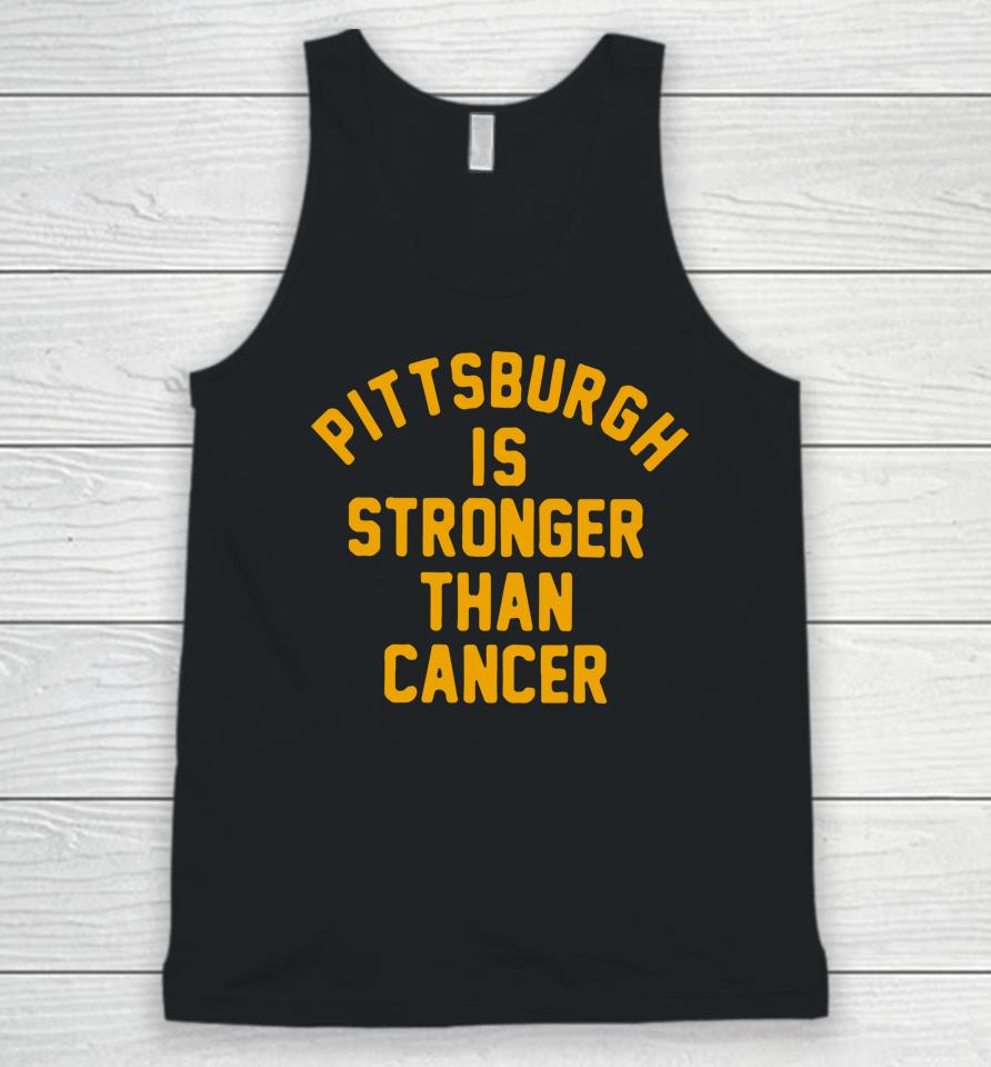 Pittsburgh Is Stronger Than Cancer Unisex Tank Top
