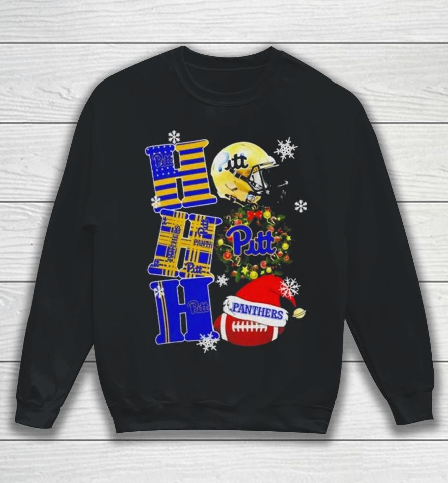 Pittsburgh Panthers Ncaa Ho Ho Ho Christmas Sweatshirt