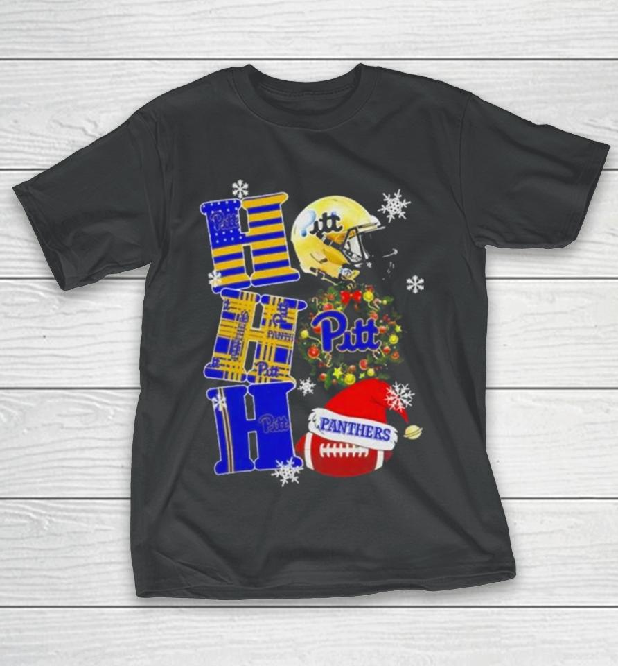 Pittsburgh Panthers Ncaa Ho Ho Ho Christmas T-Shirt