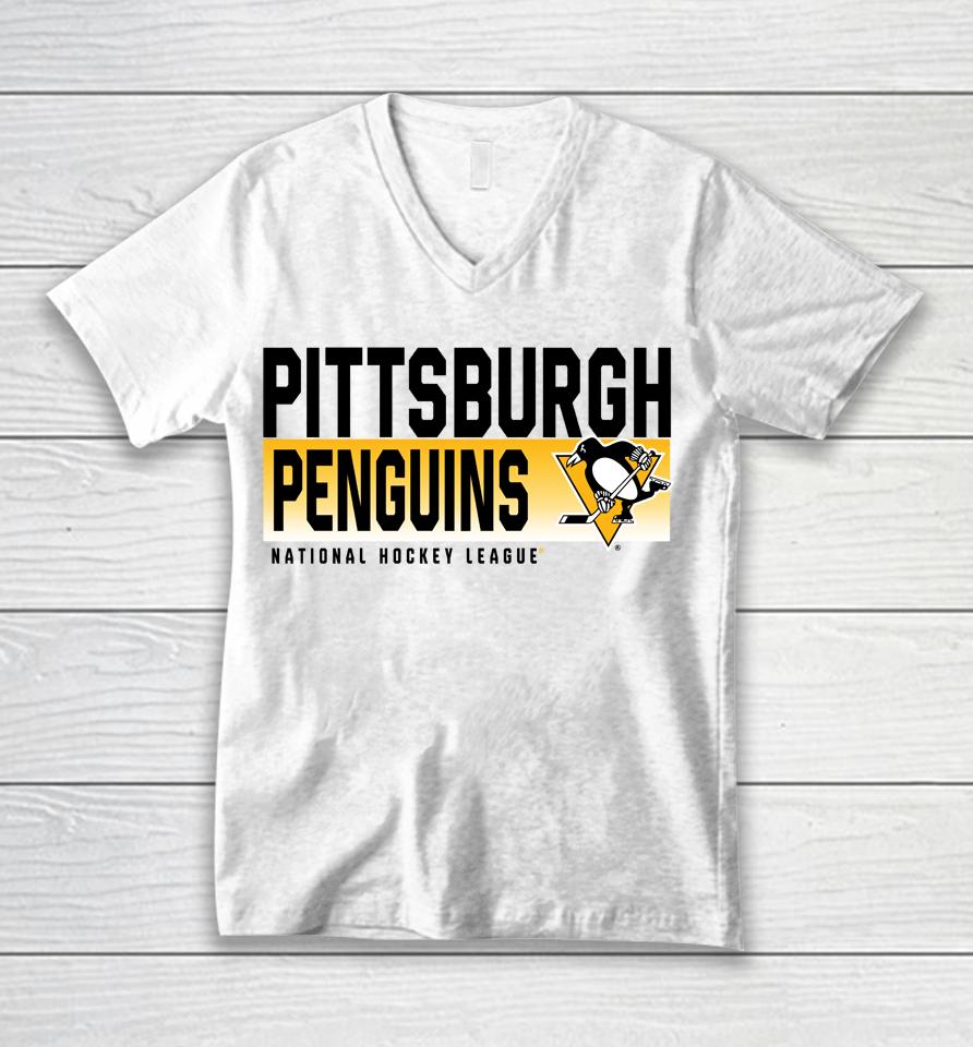 Pittsburgh Penguins Fanatics Branded Jet Speed Unisex V-Neck T-Shirt