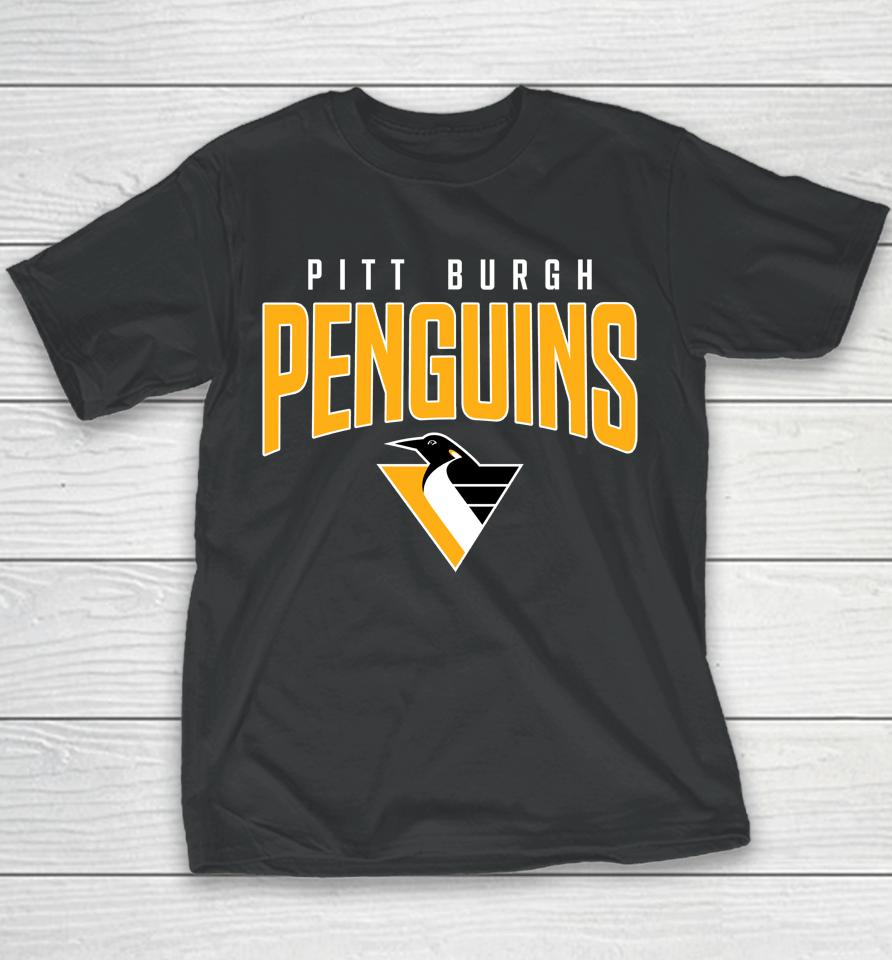 Pittsburgh Penguins Fanatics Branded Special Edition 2 0 Big And Tall Wordmark Youth T-Shirt
